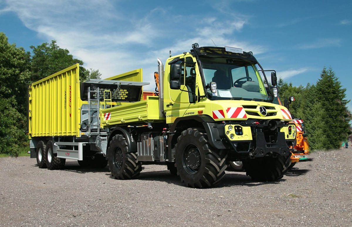 Der Mercedes Benz Unimog In Der Landwirtschaft Allrounder Arbeitstier