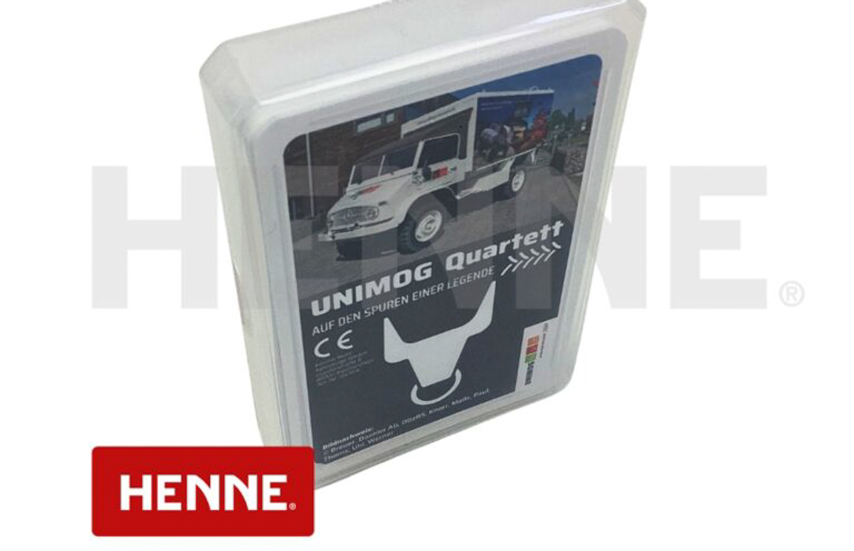 Henne Unimog Quartett in Verpackung