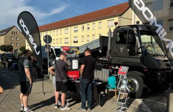 Henne auf der Azubimesse in Delitzsch