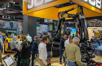 Der Hydradig am JCB Stand